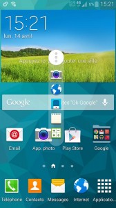 Samsung Galaxy S5 capture boite a outils 2