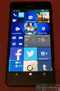 Test Lumia 950 face