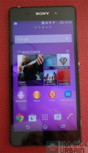 Sony Mobile Xperia Z2 face