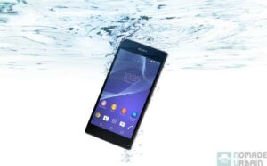 Sony Mobile Xperia Z2 mise en scéne plouf