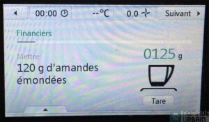 Test VonWerk Thermomix TM5 écran recette 1