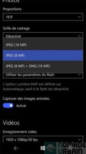 Test Lumia 950 app photo