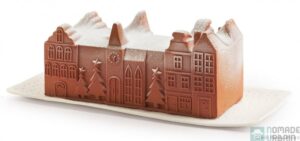 Bûche glacée Village de Noël Picard 2