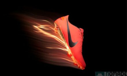 Les shoes de foot enflammées