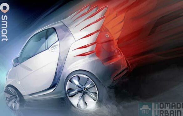 Pégase fashion et électrique, La SMART FORTWO Electric Drive par Jeremy Scott