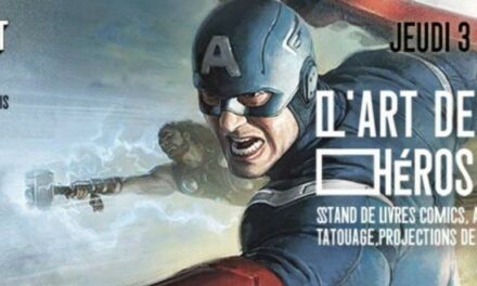 Quand les Super Héros Marvel se la jouent noctambules en bord de Seine !