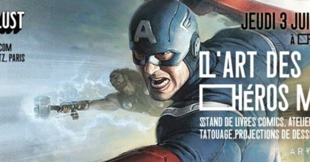 Quand les Super Héros Marvel se la jouent noctambules en bord de Seine !