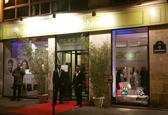 Acer occupe de façon éphémère le centre de Paris !