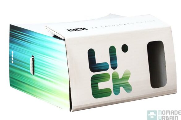 Avec LICK VR CardBoard plongez dans la réalité virtuelle, pour presque rien…