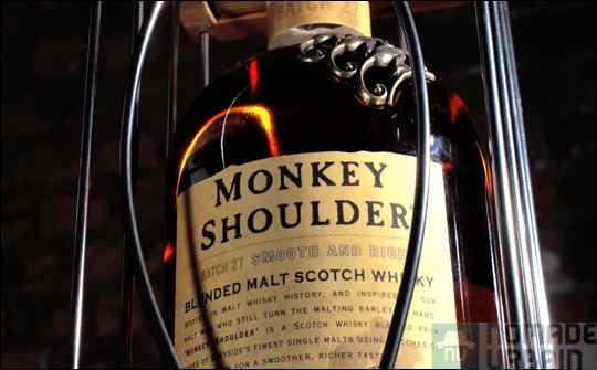 Une gourmandise par jour 2/24, Coffret Noël whisky Monkey Shoulder Out of The Cage, primates écossais