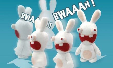 Un jouet par jour 8/24 : Peluche Lapin Crétin Gipsy, lapin aussi BWAAAH que trognon !