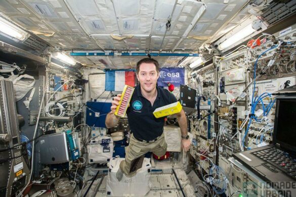 Thomas Pesquet et Pierre Hermé, un pas de géant pour la gourmandise dans les étoiles !