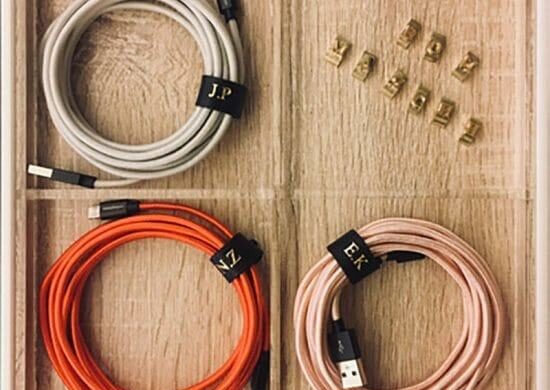 Usbepower, l&rsquo;idée cadeau du jour, le cable USB gravé de vos initiales !