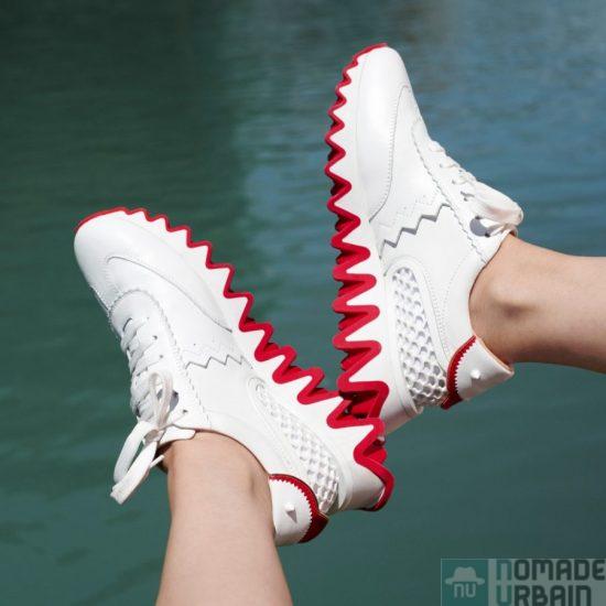 LoubiShark, des sneakers Louboutin de la languette à la semelle rouge !