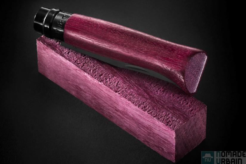 Opinel N°08 Amarante Black, le précieux des couteaux de poche