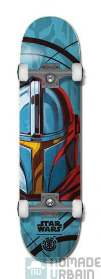 PLANCHE À ROULETTES EN BOIS MANDALORIAN SEVEN