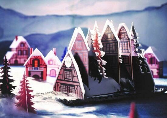 La Bûche de Noël Lenôtre Forêt Alsacienne, l&rsquo;idée gourmande du jour (11/24), un village forestier à déguster !