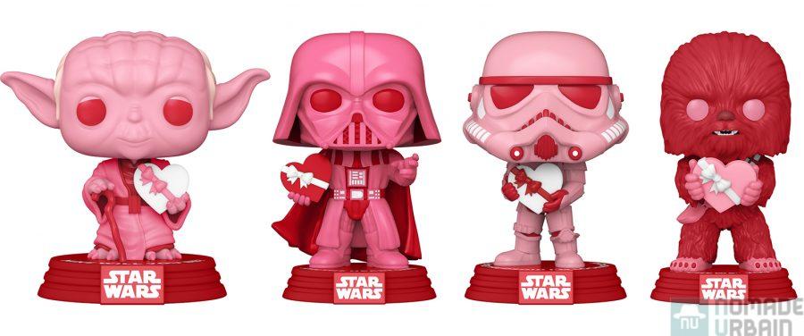 Funko Pop Star Wars Saint-Valentin, le coté rose de la Force