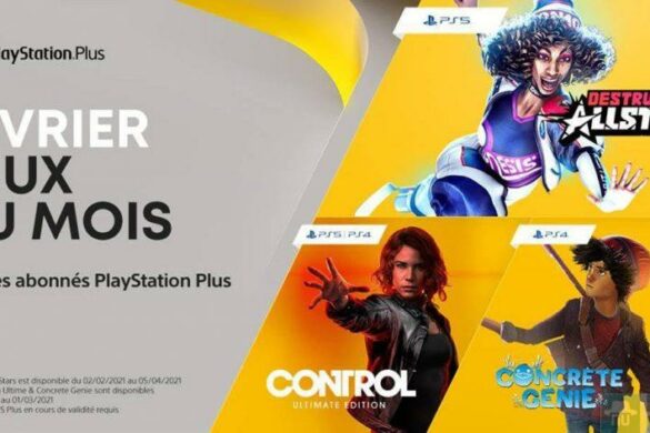PlayStation Plus, les jeux du mois de février 2021 à télécharger dès ce soir minuit !