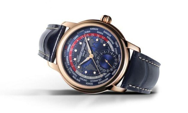 Frederique Constant Classic Manufacture Worldtimer, l’or rose autour du monde