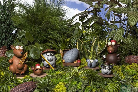 Le Tour du Monde des animaux de Pâques avec Edwart Chocolatier