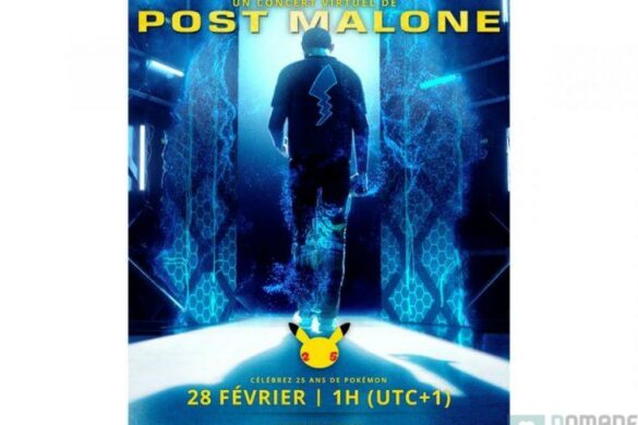 Ce soir Concert Virtuel Post Malone pour les 25 ans de Pokémon