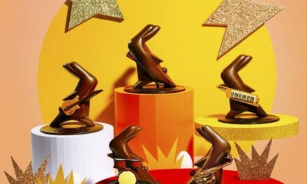 Des lapins Rock’n Roll pour la Pâques de la Manufacture Cluizel.