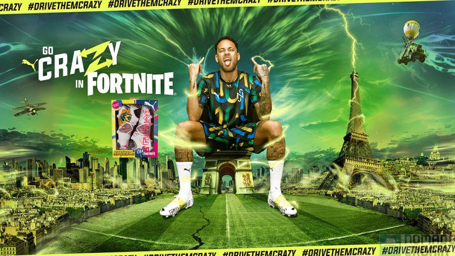 Neymar Jr. x PUMA Crazy Playground, combats et sneakers dans l’arène Fortnite !