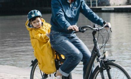 Rainette, l’imperméable des bouts de choux sur les vélos des parents !