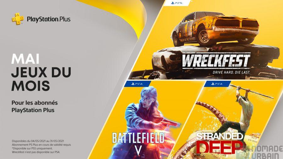 PlayStation Plus, les jeux du mois de Mai 2021 à télécharger dès ce soir minuit !