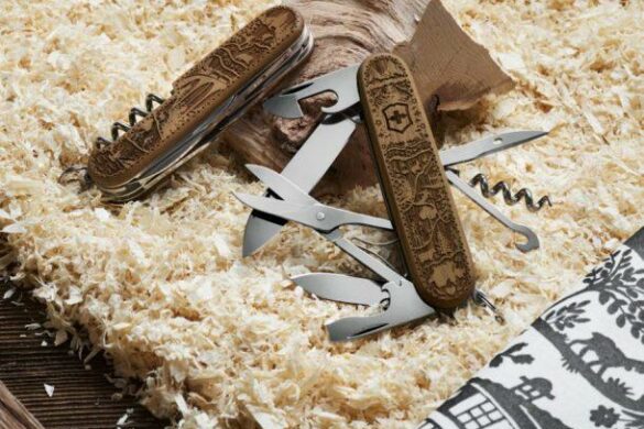 Victorinox Climber Wood Swiss Spirit Special Edition 2021, le couteau suisse qui envoi du bois
