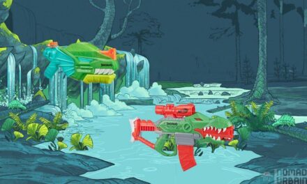 Nerf Dinosquad, fléchette ou eau jouez là Jurassique Style