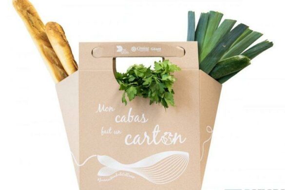 120 000 cabas en carton recyclé offert par DS Smith chez Casino le 12 juin