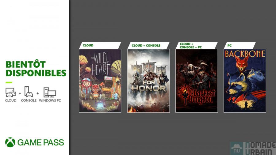 Découvrez les nouveautés du Xbox Game Pass du 3 au 10 Juin 2021 !