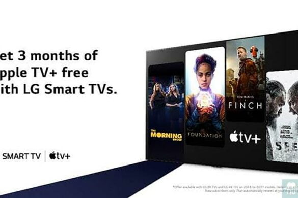 Vous avez un téléviseur LG ? Il vous offre 3 mois d’Apple TV+ !