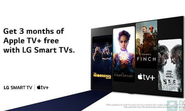 Vous avez un téléviseur LG ? Il vous offre 3 mois d’Apple TV+ !