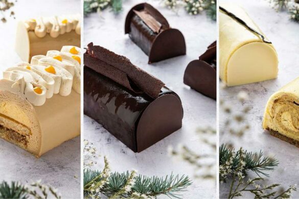 Bûches de Noël Philippe Conticini, quatuor gourmand, l&rsquo;idée gourmande du jour 2/24