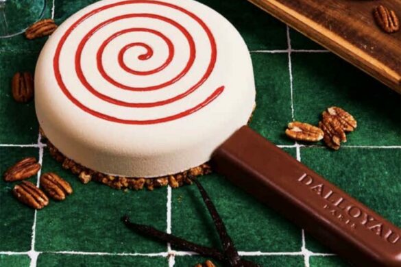 La Poire d’amour Dalloyau : l&rsquo;enfance gourmande haute couture : l&rsquo;idée gourmande du jour 4/24