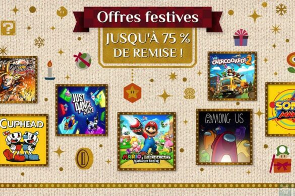 Offres festives Nintendo eShop : plus de 1 000 jeux Switch en promo pour Noël