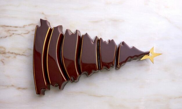 La bûche sapin du Ritz, conifère chocolaté, l’idée gourmande du jour 3/24