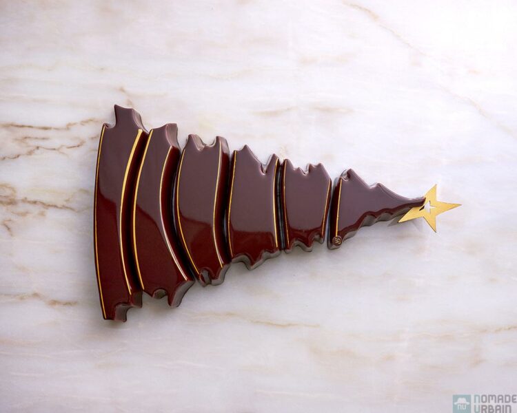 La bûche sapin du Ritz, conifère chocolaté, l’idée gourmande du jour 3/24