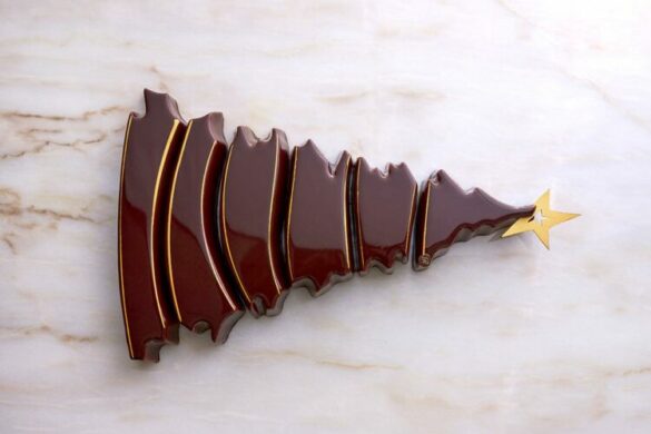 La bûche sapin du Ritz, conifère chocolaté, l&rsquo;idée gourmande du jour 3/24