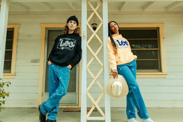 Lee X The Hundreds : champ de fleurs sur denim