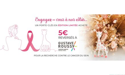 Sophie la girafe x Gustave Roussy : pour Octobre Rose aidez la recherche