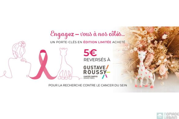 Sophie la girafe x Gustave Roussy : pour Octobre Rose aidez la recherche