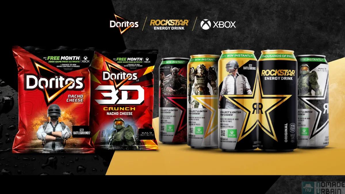Xbox x Doritos x Rockstar Energy : le grignotage inspiration vidéoludique