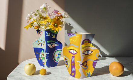 Claire Johnson X Octaevo le vase en papier déco et pliant : l’idée cadeau du jour 5/24