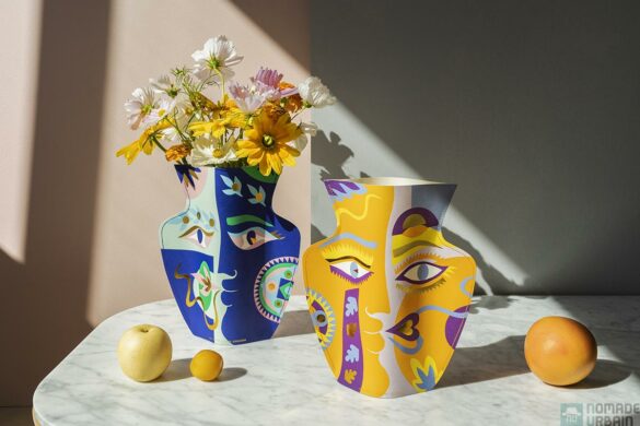 Claire Johnson X Octaevo le vase en papier déco et pliant : l’idée cadeau du jour 5/24