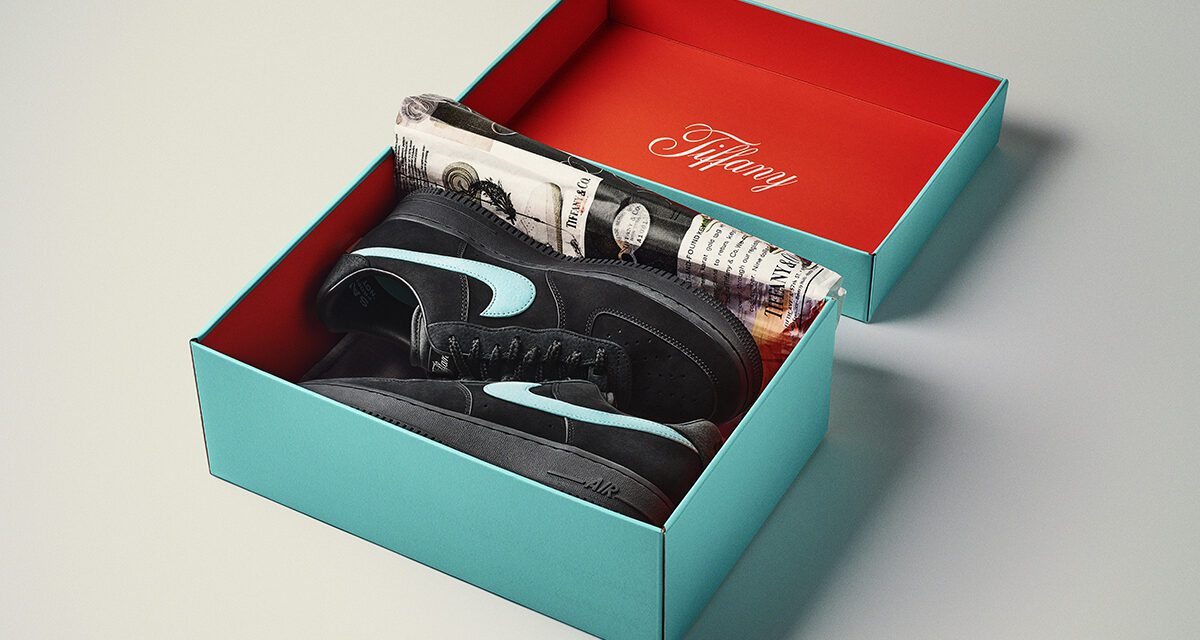 Nike x Tiffany & Co : les sneakers en Tiffany Blue et pièces d’argent