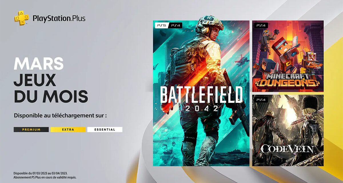 PlayStation Plus Essential les jeux de mars 2023 à jouer dès ce soir